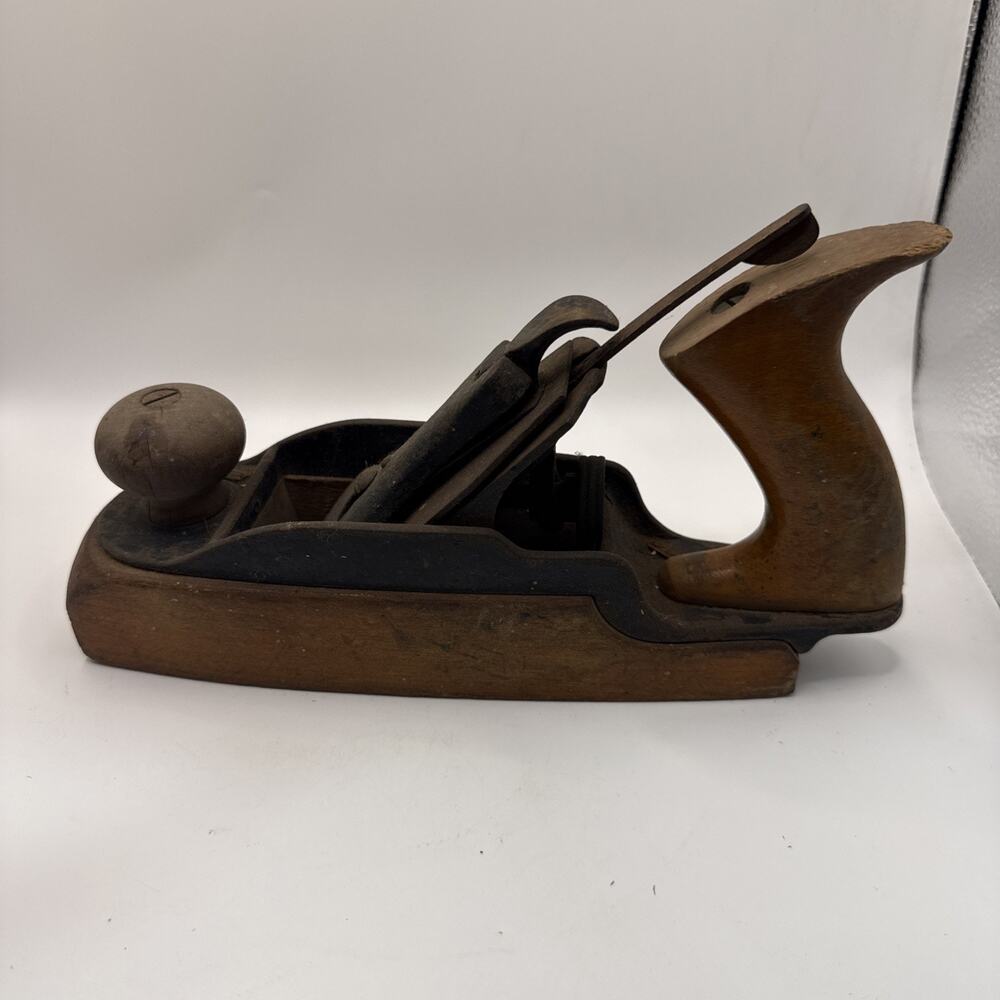 Antique Traditional Stanley Wood Block Plane Early 19th Century